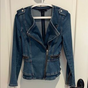 Denim Zip-Up Jacket